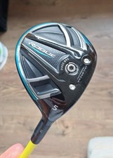 Callaway Rogue 5 Wood Hzrdus Handcrafted Yellow Shaft New Mid Grip & Cover. VGC
