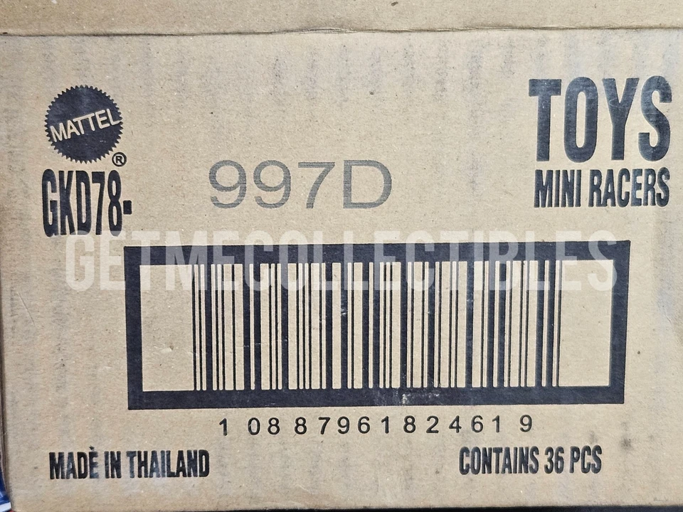 36 DISNEY PIXAR CARS MINI RACERS BLIND BOX CASE D 2026 RED FACTORY SEALED GMC - Image 2 of 3