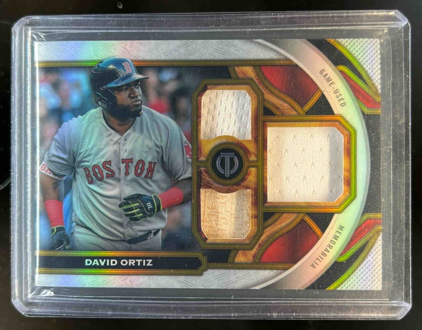 2023 Topps Tribute David Ortiz Triple Jersey Gold #34/75 Red Sox