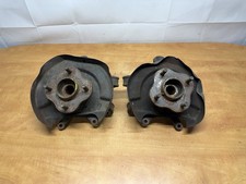 89-94 Nissan 240sx S13 Oem Rear 4 Lug Wheel Hubs Knuckles Pair Lr