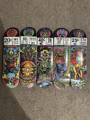 Rare Element x Lamour Supreme Skateboards Decks - (Full set of 5!) Nyjah Huston