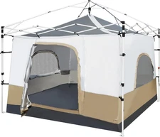 Canopy Camping Tent for Pop Up Canopy Tent, Inner Tent Converts Straight