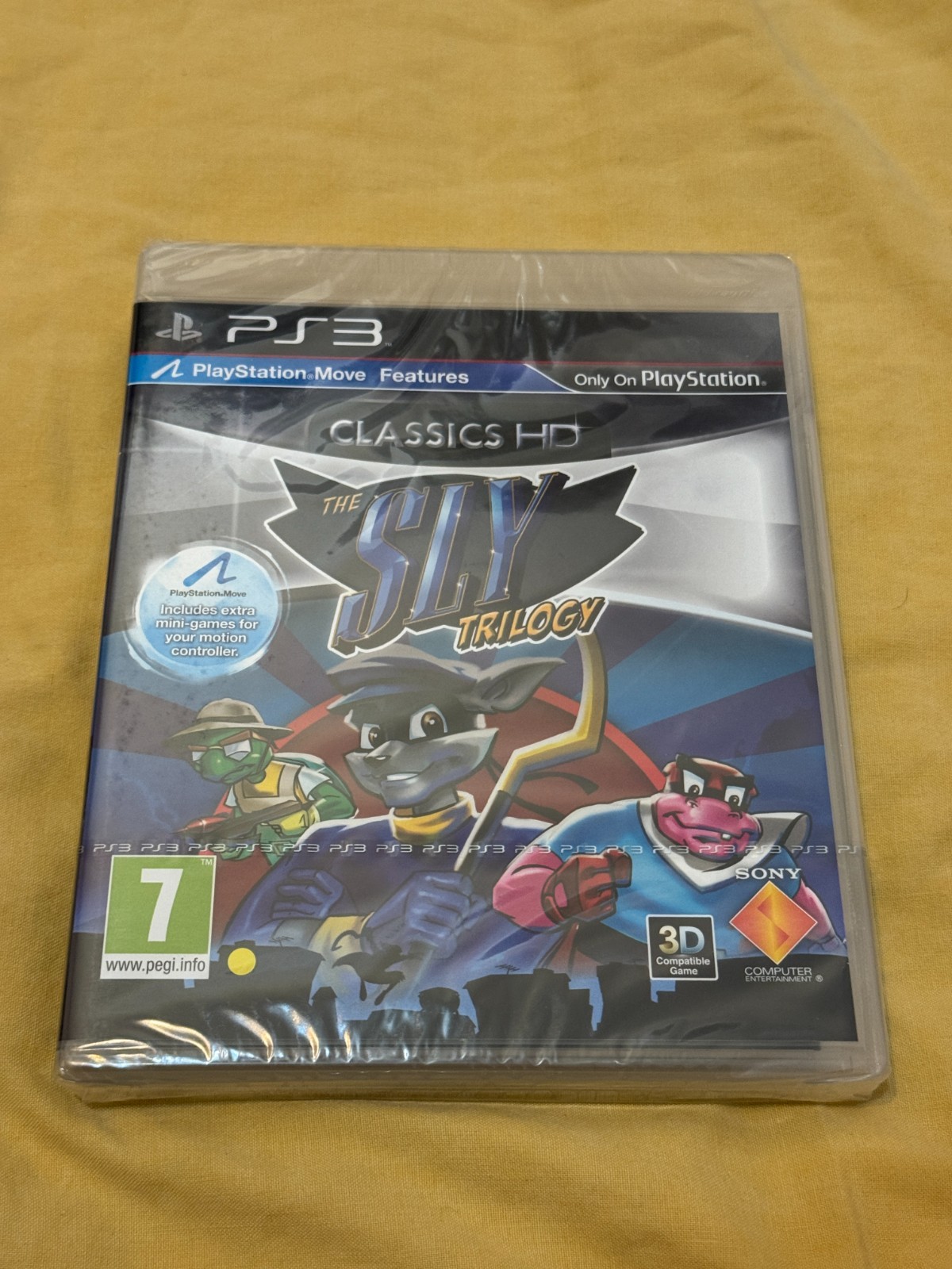The Sly Trilogy (PlayStation 3 PS3, 2010) PAL, Brand New Sealed, Cracked Case