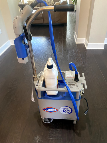 Clorox Total 360 System Electrostatic Sprayer, Cart System, Trigger, Hose #60025