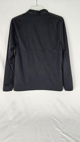 Nike Golf 1/4 Zip Windbreaker Jacket Men Size S Small Black Neon Yellow Pullover - Picture 3 of 6