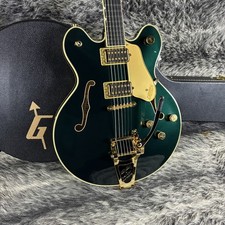 Bloque central Gretsch Broadkaster Lx con cuerda a través de Bigsby y herrajes dorados