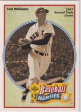 Ted Williams 1991 Upper Deck Baseball Heroes Red Sox #32 of 36