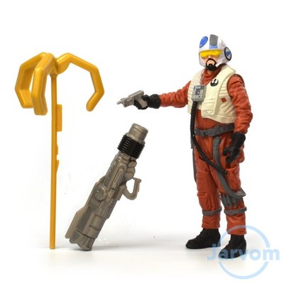 Star Wars 3.75 The Force Awakens 2-Pack TFA Pilot Snap Wexley Complete