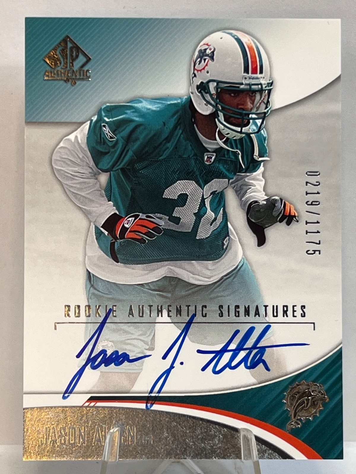 Jason Allen SP Authentic #205 Autograph