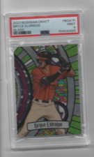 Bryce Eldridge 2023 Bowman Draft Glass RC #BGA-15 PSA 9 MINT SP Rookie Card