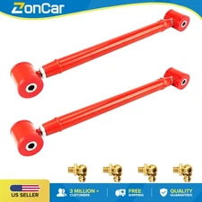 2pcs For 2000-2009 GM SUV Suburban Tahoe Red Rear Lower Control Arms Kit