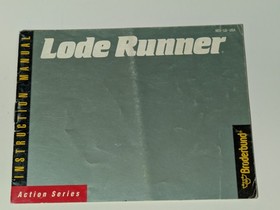 NES Lode Runner Nintendo Instruction Manual Only