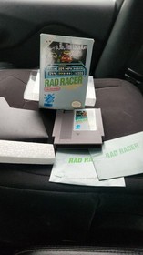 Rad Racer - Nintendo NES - CIB Complete In Box  *No 3D Glasses* Minor Box Wear