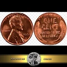 1954 Lincoln Wheat Cent 1c Graded CAC MS64RD Red Uncirculated CAC Green