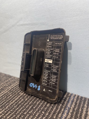 2007-2012 Nissan Altima Interior Fuse Box Lid Access Cover Black OEM - Picture 6 of 7