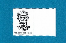 PETE HILL Very Rare GUMBALL MACHINE Baseball Stamp Card WITH TAB INTACT #402