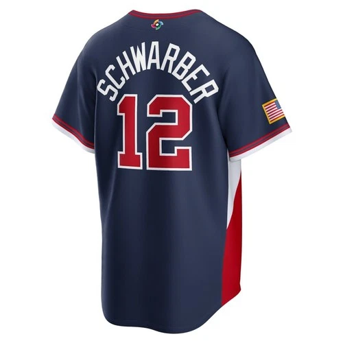 Men's USA Baseball Navy 2026 World Baseball Classic Printed Jersey
