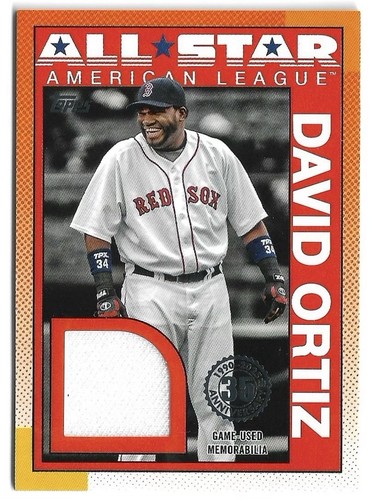 David Ortiz #90ASR-DO — 2025 Topps 1990 All-Star Relic baseball card