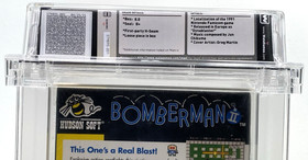 Bomberman II 2 Nintendo NES New 1993 Factory Sealed WATA Graded 8.0 B+