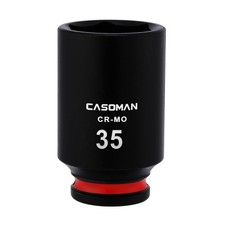 Casoman 12 Drive X 35mm Deep Impact Socket 6-point Metric Cr-mo