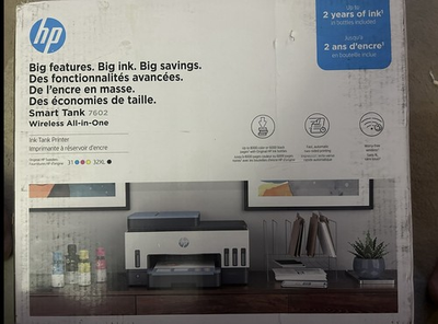 #ad HP Smart Tank 7602 All in One InkJet Printer Color Mobile Print Copy Scan $250.00