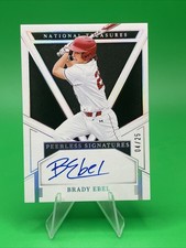 2025 National Treasures Brady Ebel Peerless Signatures On Card Auto /25 #PS-BEB