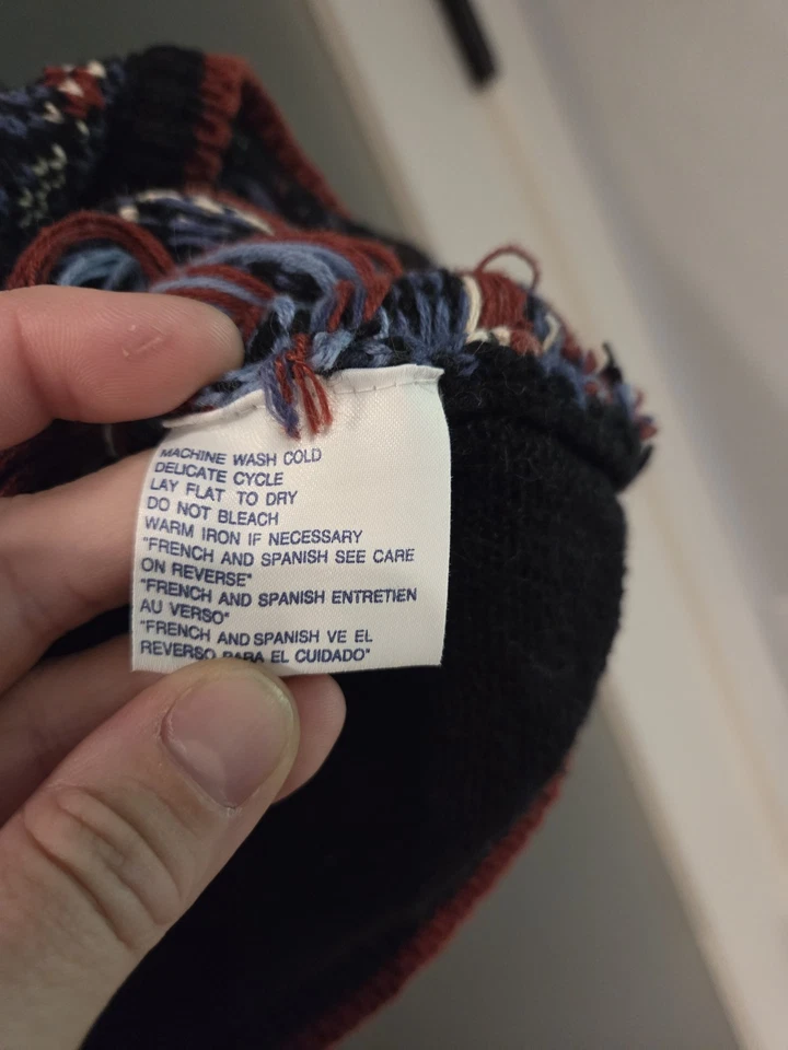 Colete suéter bordado vintage cardigã geométrico floral branco veado tamanho 20W - Imagem 4 de 4