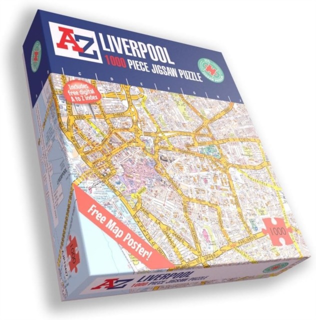AZ Map of Liverpool 5056318134277