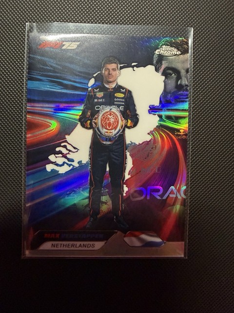 Max Verstappen 2025 Topps Chrome Formula 1 F1 Neon Nations #NN-1 Netherlands SSP