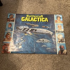 Vintage (1978) Battlestar Galactica Poster 28” By 20”