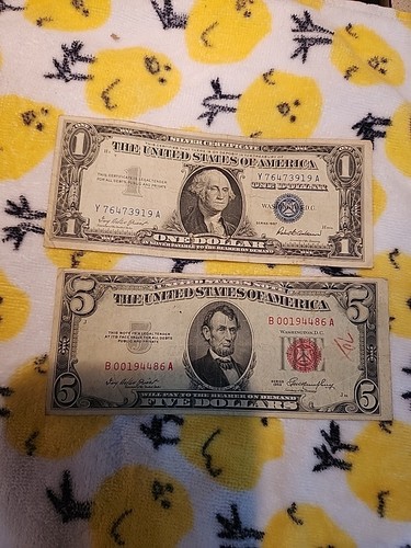 Lot Of 2 Older Currency Notes