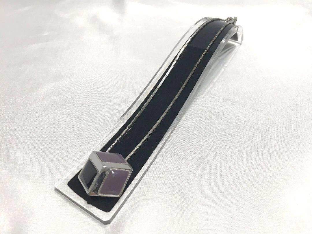 GIVENCHY Collana Esagonale Argento Oggetto di Lusso Autentica