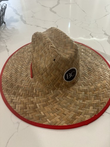 Sombrero de Paja de los Cardenales de San Luis Regalo-Pájaros Rojos Sombrero de Paja SGA USADO EN EXCELENTE ESTADO Envío Gratuito - Imagen 6 de 12