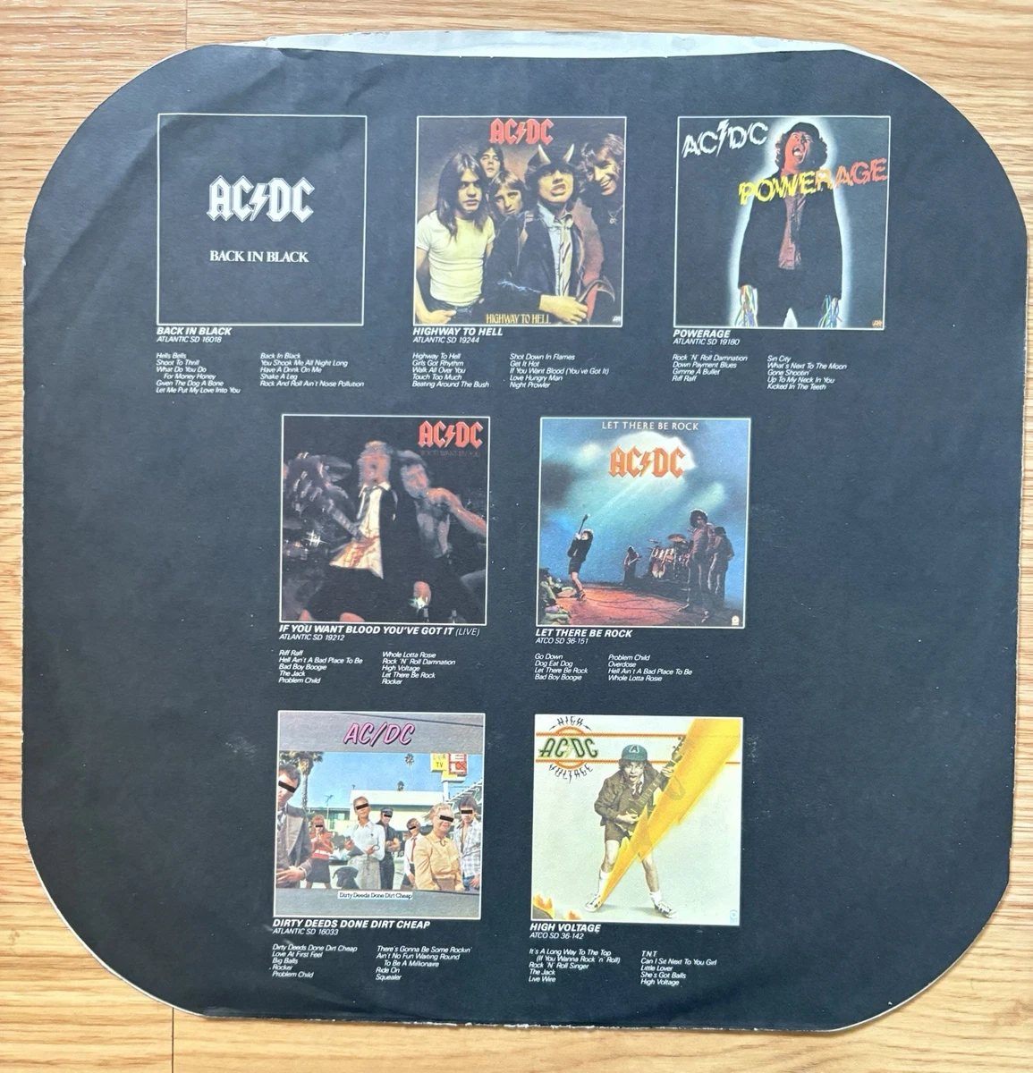 🇺🇸AC/DC: HIGHWAY TO HELL. FIRST PRESS USA 1979. WITH ORIGINAL INSERT.
