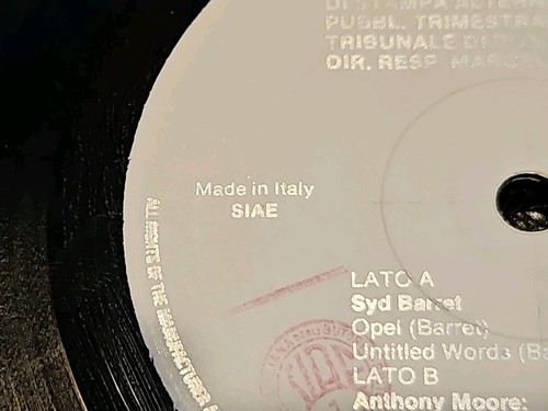 Syd Barrett Pink Floyd RARE 7” EP Opel & Hate City Rivals - Made In Italy - Bild 4 von 10