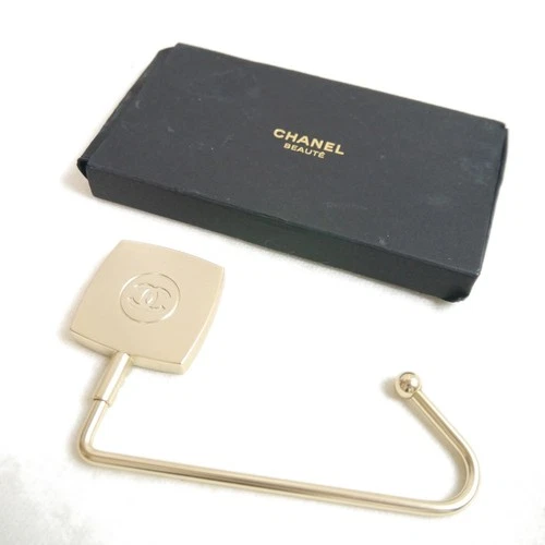 Authentic CHANEL Bag hanger Metallic #2526