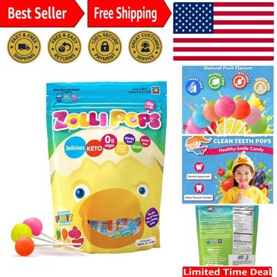 5.2 oz Easter Duck Clean Teeth Sugar-Free Lollipops - Delicious & Safe Treats