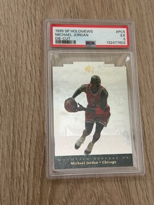 1995 SP HOLOVIEWS DIE-CUT #PC5 MICHAEL JORDAN PSA 5 | eBay