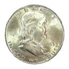 1953-D Franklin Half Dollar Philadelphia 90% Silver  UNCIRCULATED