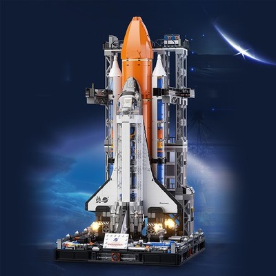 Space Shuttle Baustein Set Raketenbasismodell Pädagogisches Kinderspielzeug