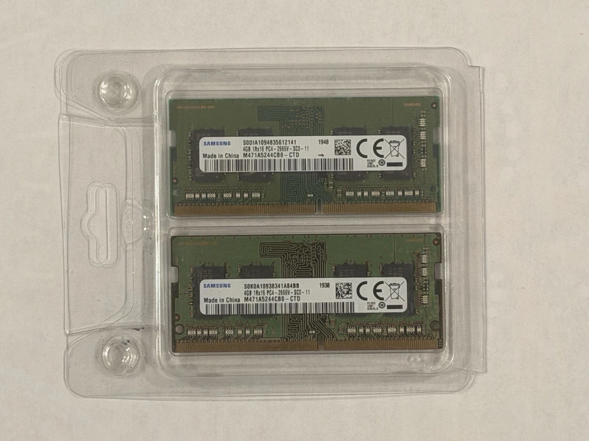 Samsung DDR4 SDRAM 4 GB Capacity per Module Memory (RAM) for sale