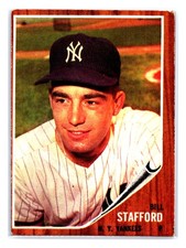 Bill Stafford 1962 Topps #570 New York Yankees