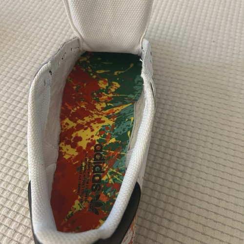 Men’s Adidas Pride Superstar Shoes Size 9 LGBTQ Sneakers Streetwear Splattered - Picture 14 of 16
