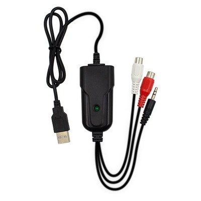 USB-Audio-Capture-Card-Grabber, für Vinyl-Kassetten zu digitalen MP3-Konverter