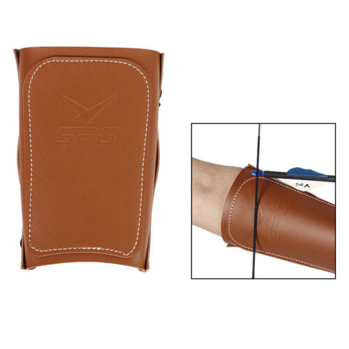 Cowhide Leather Archery Arm Guard Handguard Hunting Arm Restraint Outdoor Sport. - Picture 10 of 12
