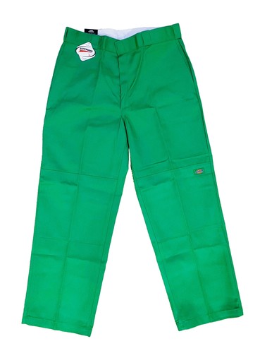 Vintage Y2K Dickies Double Knee Cell Phone Work Pant Kelly Green 85283 NWT 32-48 - Picture 2 of 24
