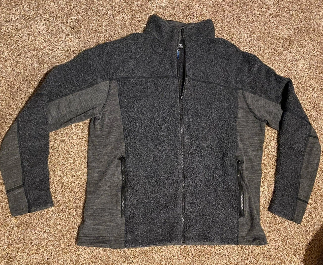 MINT SUPER RARE Kuhl NATURAFLEECE Jacket Coat Men Sz L Grey