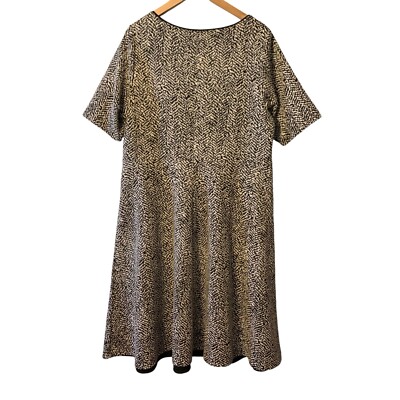 lands end a line dress Lands' End Women's Starfish 3/4 Sleeve Dress - Medium