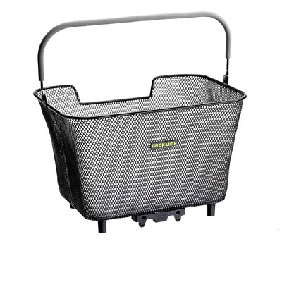 Racktime System Fahrradkorb Hinterradkorb Baskit engmaschig schwarz 43x31x24,5cm