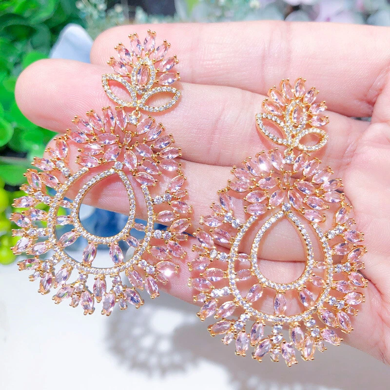 Top 154+ long drop earrings wedding super hot - seven.edu.vn